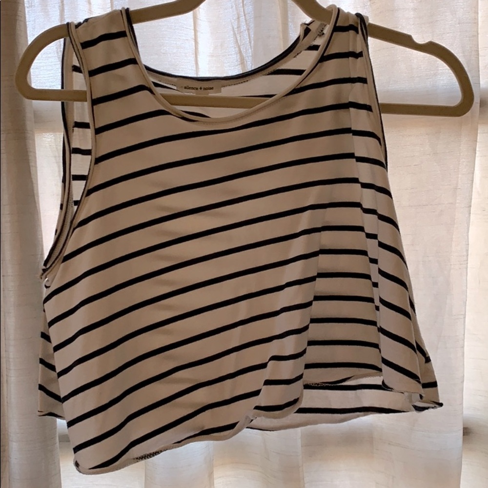 Striped crop top